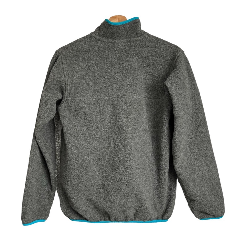 Patagonia Gray & Teal Snap T Synchilla Pullover XS - Picture 2 of 5
